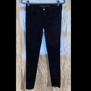 Navy Blue American Eagle Skinny Jeans